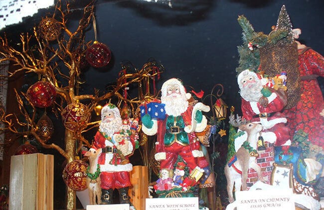 Surprising Cotswolds attractions: Christmas shop, Lechlade