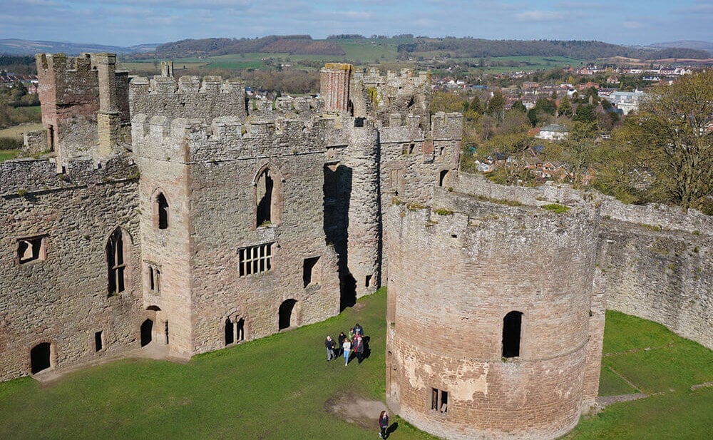 historic places to visit and stay in Shropshire: Ludlow Castle