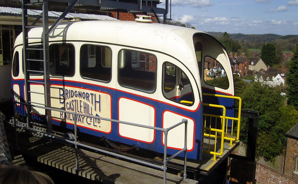 Summer holidays in Shropshire: Bridgnorth Cliff Railway