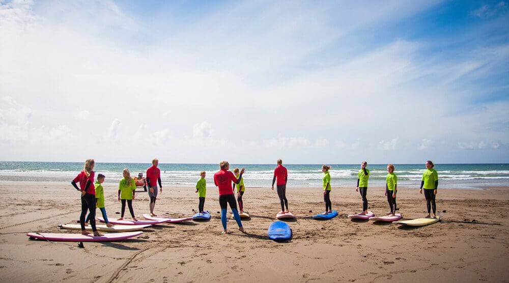 South East Cornwall Watersports: Surfing with Adventure Bay