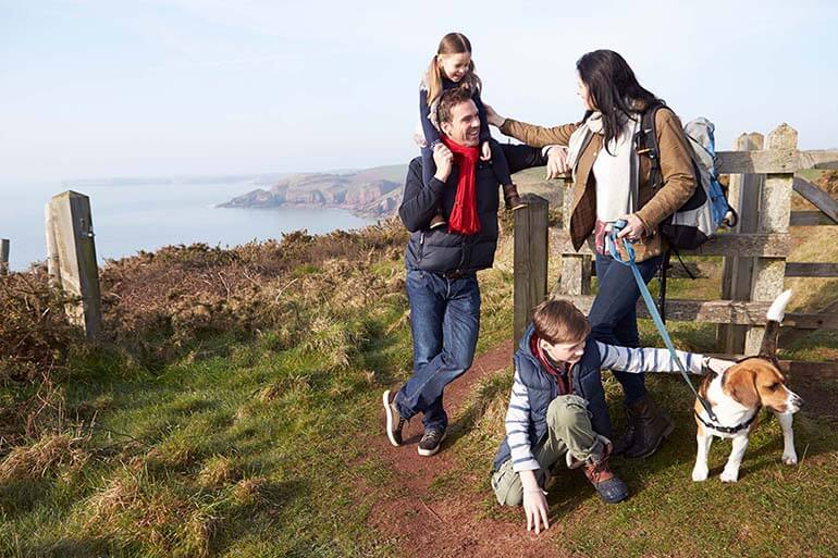 Free family days out in Devon: South West Coast Path Walks