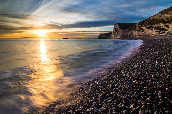 10 reasons to book a Dorset Holiday: Portland sunset
