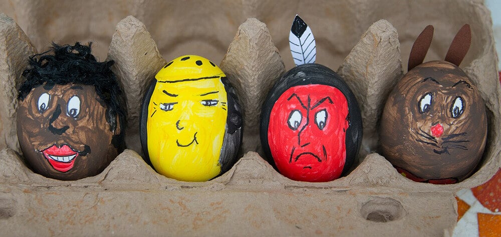 Easy Easter Makes for Kids: Painted Eggs