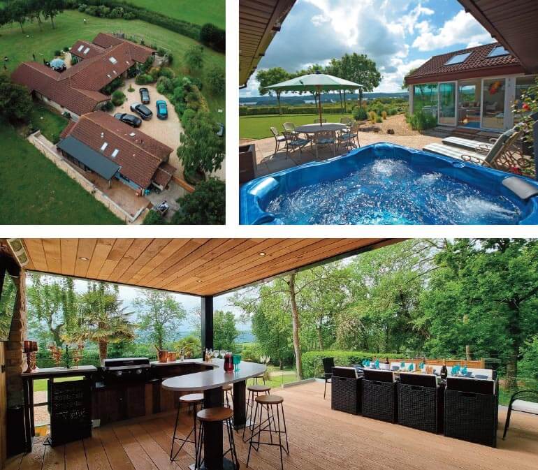holiday cottages with hot tubs; Staycation Holidays, Kingsley Lake View and Kingsley Paddocks, Chew Stoke, Somerset