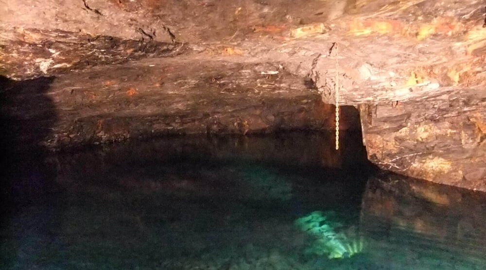 Half term activities in south Cornwall: Carnglaze Caverns
