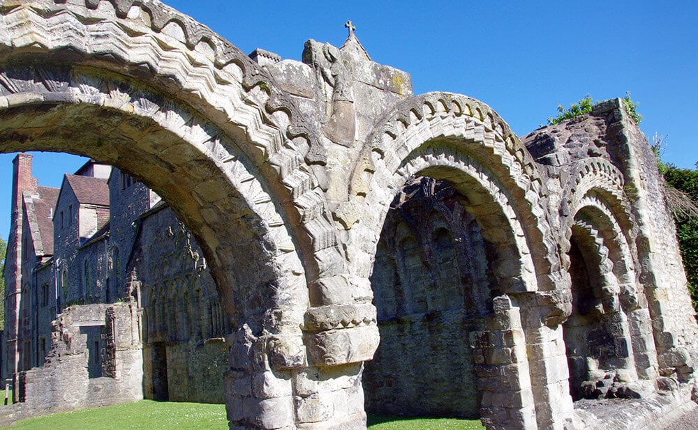 historic places to visit and stay in Shropshire: Wenlock Priory