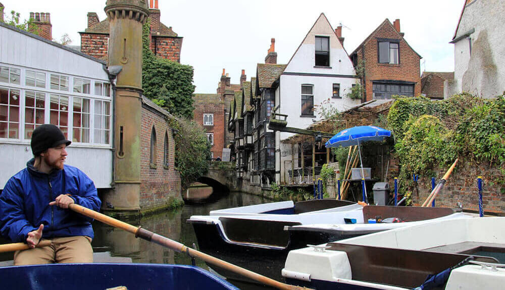 Dog-friendly attractions in Kent: Canterbury historic river tours