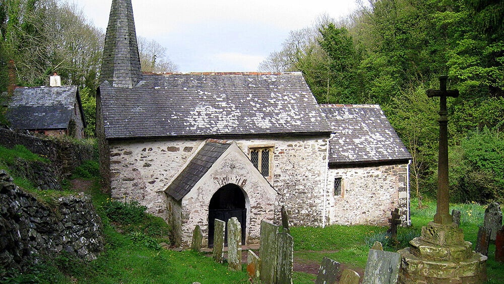 Somerset's Famous Romantic Poets: Culbone Church
