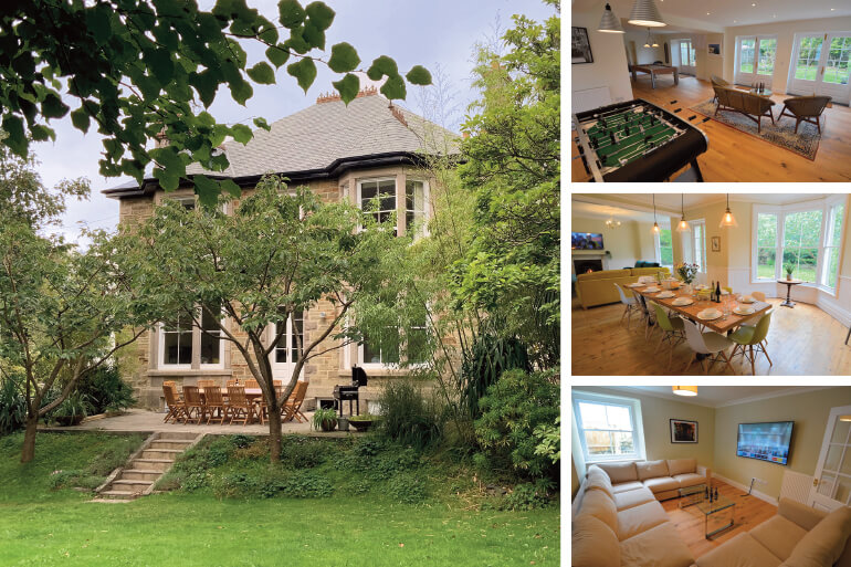 Large Holiday Homes; Staycation Holidays, Rosevean House, Cornwall