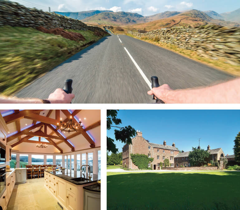 Bike Week holiday cottages for cycling: Staycation Holidays, Cumbria and Lake District holiday cottages