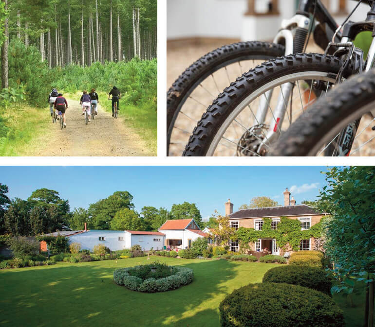 Bike Week holiday cottages for cycling: Staycation Holidays, Vicarage House, Great Hockham, Norfolk