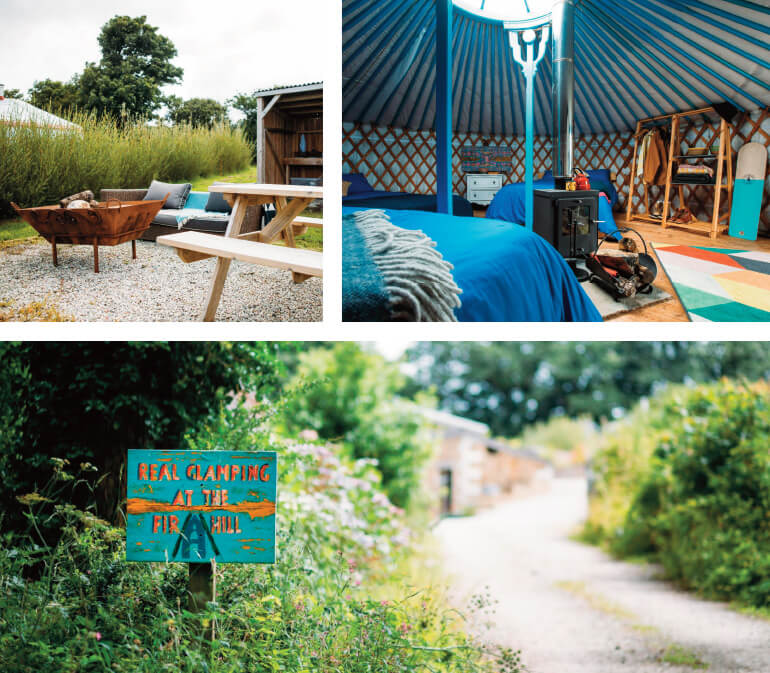 eco-friendly holiday cottages: Staycation Holidays, Fir Hill Glamping Yurts, near Newquay, Cornwall