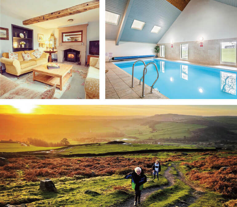 cosy cottages: Haddon Farm Cottages, Bakewell, Derbyshire