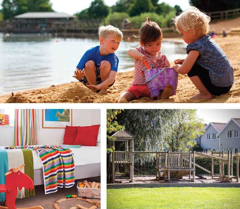 Cotswold Water Park holiday cottages: child and family friendly