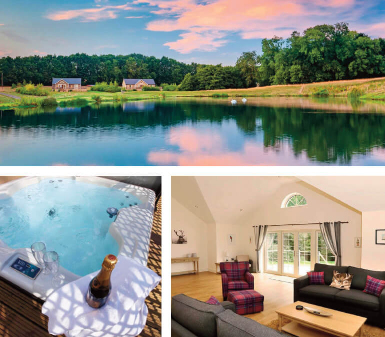 Valentine's Weekend Cottages: Staycation Holidays, Campion Lodge, Wakes Hall Lodges, Wakes Colne, Essex