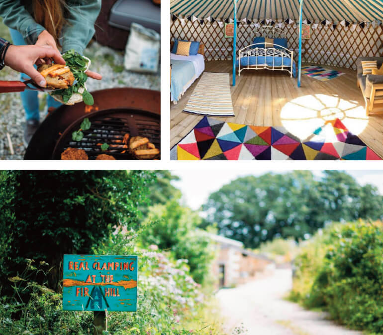 Romantic breaks: Staycation Holidays, Glamping at The Fir Hill, Colan, Newquay
