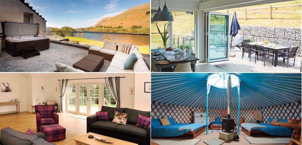 eco stays: Staycation Holidays properties Waternook, Wakes Colne Lodges, Fir Hill Glamping Yurts, Brooks Lodge Sussex