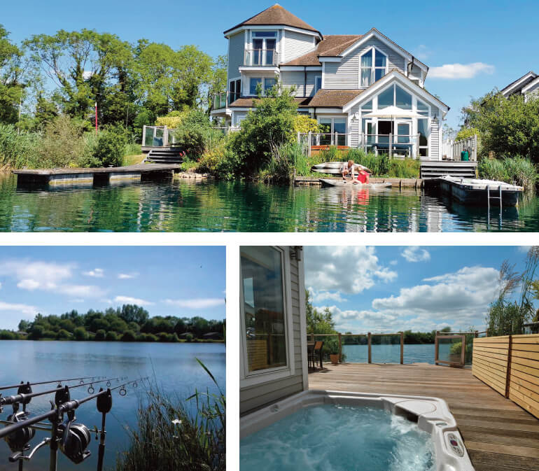Fishing breaks: Staycation Holidays, Cotswold Water Park Holiday Lodges, near Cirencester, Glos