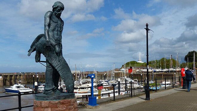 Somerset's Famous Romantic Poets: Watchet harbour