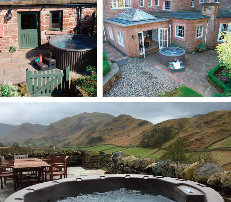 hot tub cottages; Staycation Holidays, Rowley Estate properties, Cumbria