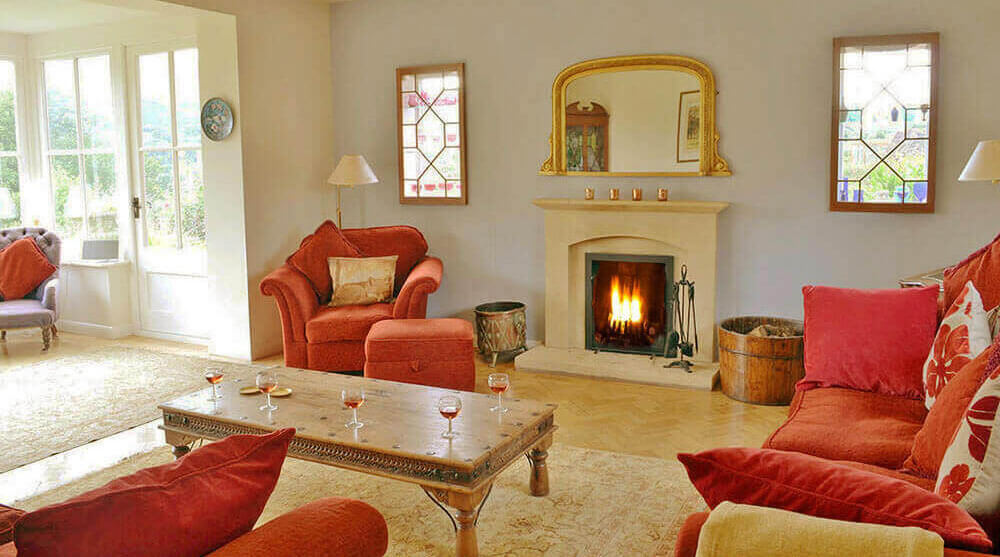 cottages with open fires or wood burning stoves: The Oaks, Church Stretton, Shropshire