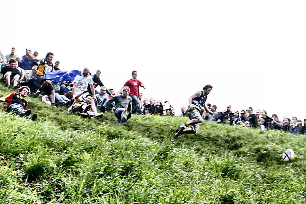 Cotswold events for the May half term holiday: Cheese-Rolling on Cooper's Hill
