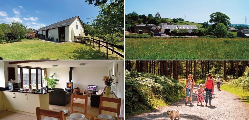 pet friendly holiday cottages: Staycation Holidays, Hunters Moon and Harvest Moon, Lower Curscombe, near Honiton
