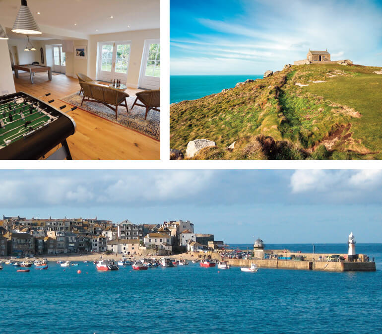 Rosamunde Pilcher Filming Locations: St Ives, St Nicholas Chapel, Staycation Holidays Rosevean House, St Agnes