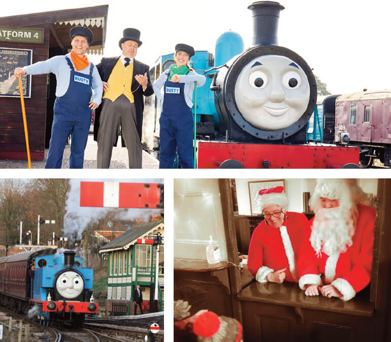 Christmas Santa Specials: East Anglian Railway Museum, Colchester, Essex