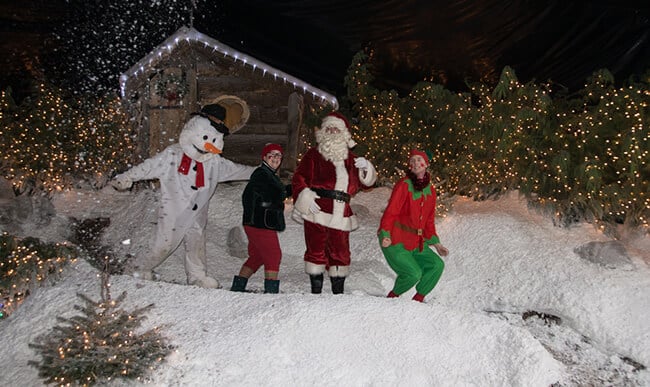 memorable Santa experiences in the UK: A Truly Magical Christmas, The Rare Breeds Centre, Woodchurch, Kent