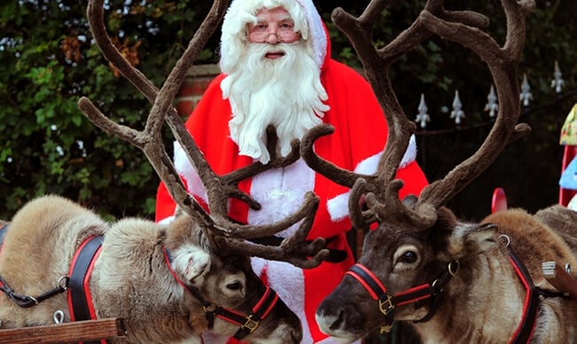 memorable Santa experiences in the UK: Santa at the Reindeer Centre, Bethersden, Kent