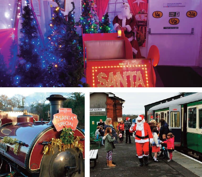 Christmas Santa Specials: Yeovil Railway Centre, Yeovil Junction Station