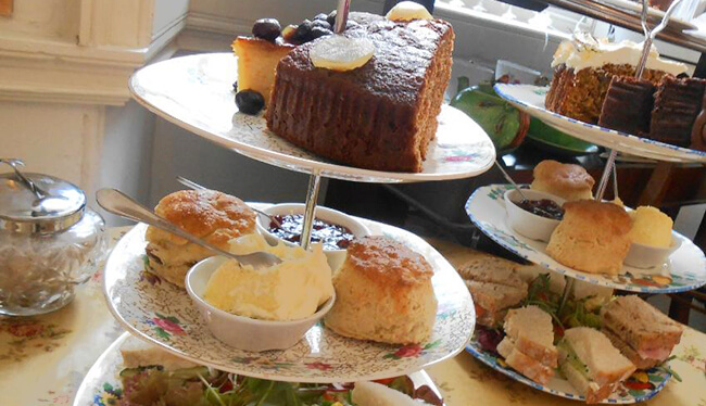 afternoon tea staycation holiday: The Dwelling House, Fowey, Cornwall