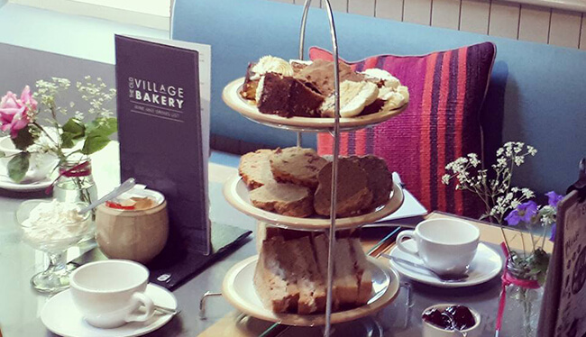 afternoon tea staycation holiday: The Old Village Bakery, Melmerby, Cumbria