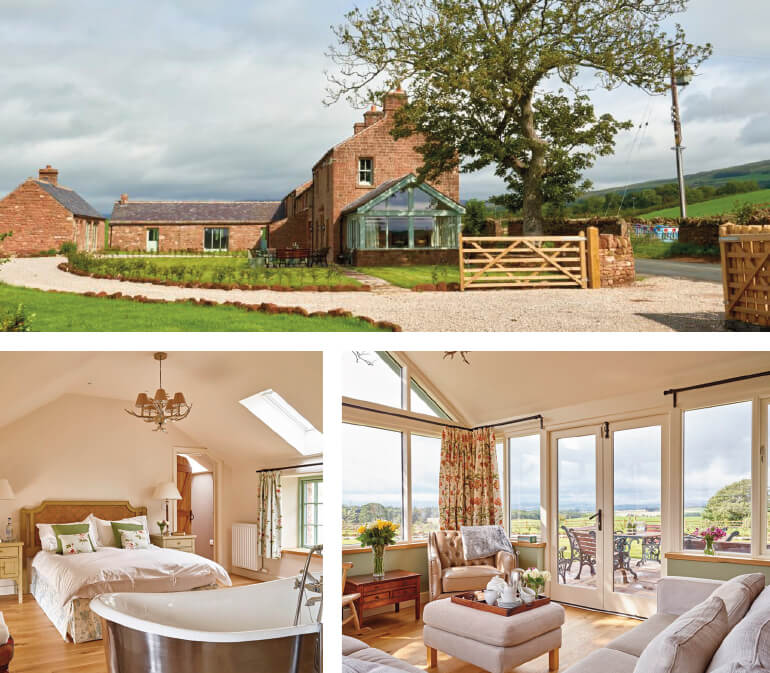 farm cottages: Staycation Holidays, Todd Hills Farm, Eden Valley Farmhouse, Melmerby, Cumbria