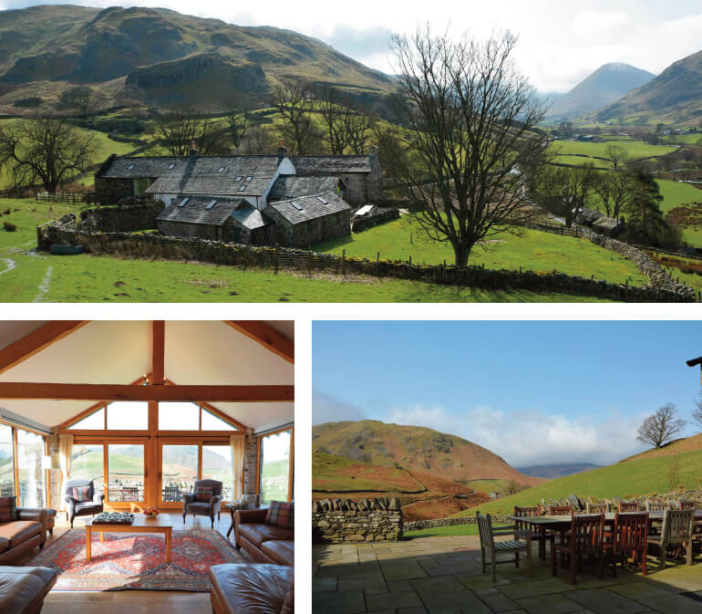 National Walking Month holiday cottages: Staycation Holidays, Hause Hall, Martindale, Ullswater, Lake District