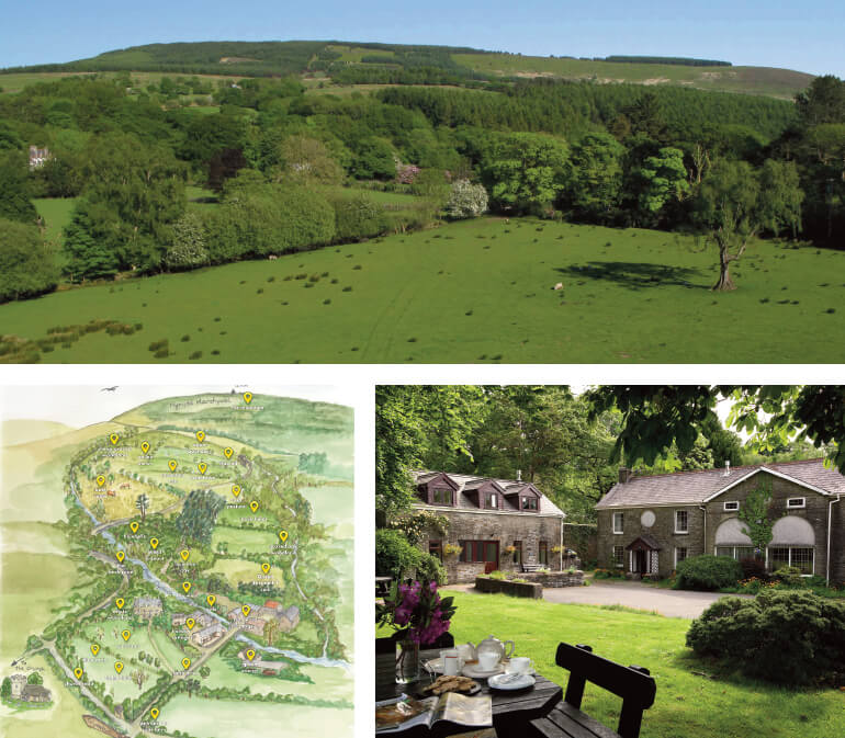 National Walking Month holiday cottages: Staycation Holidays, Plas Farm holiday cottages, near Pondardawe, Wales