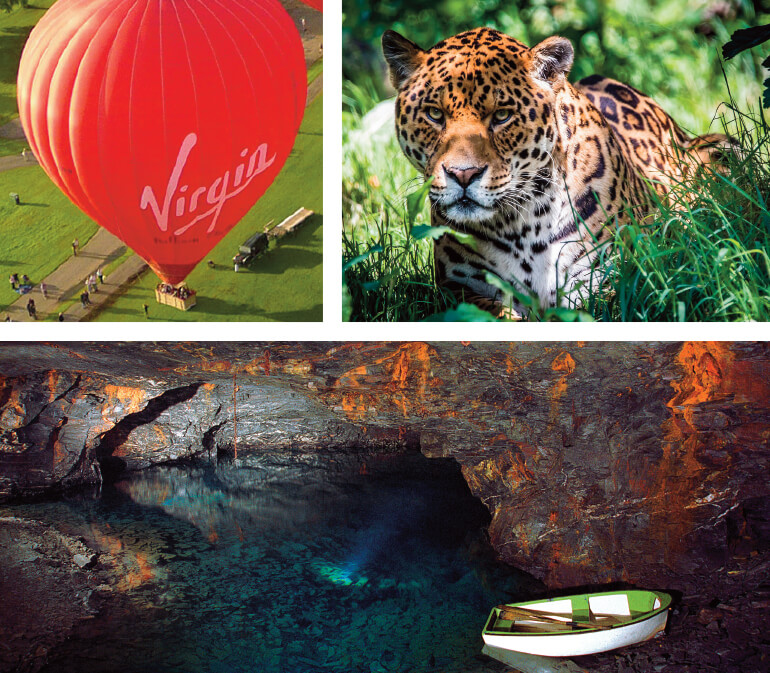 South Cornwall Winter Activities: Staycation Holidays, Carnglaze Caverns, Dartmoor Zoo, Virgin Hot Air Balloons
